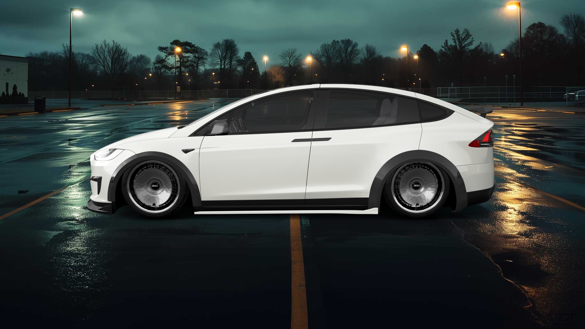 Tesla Model X 5 Door SUV 2024 tuning