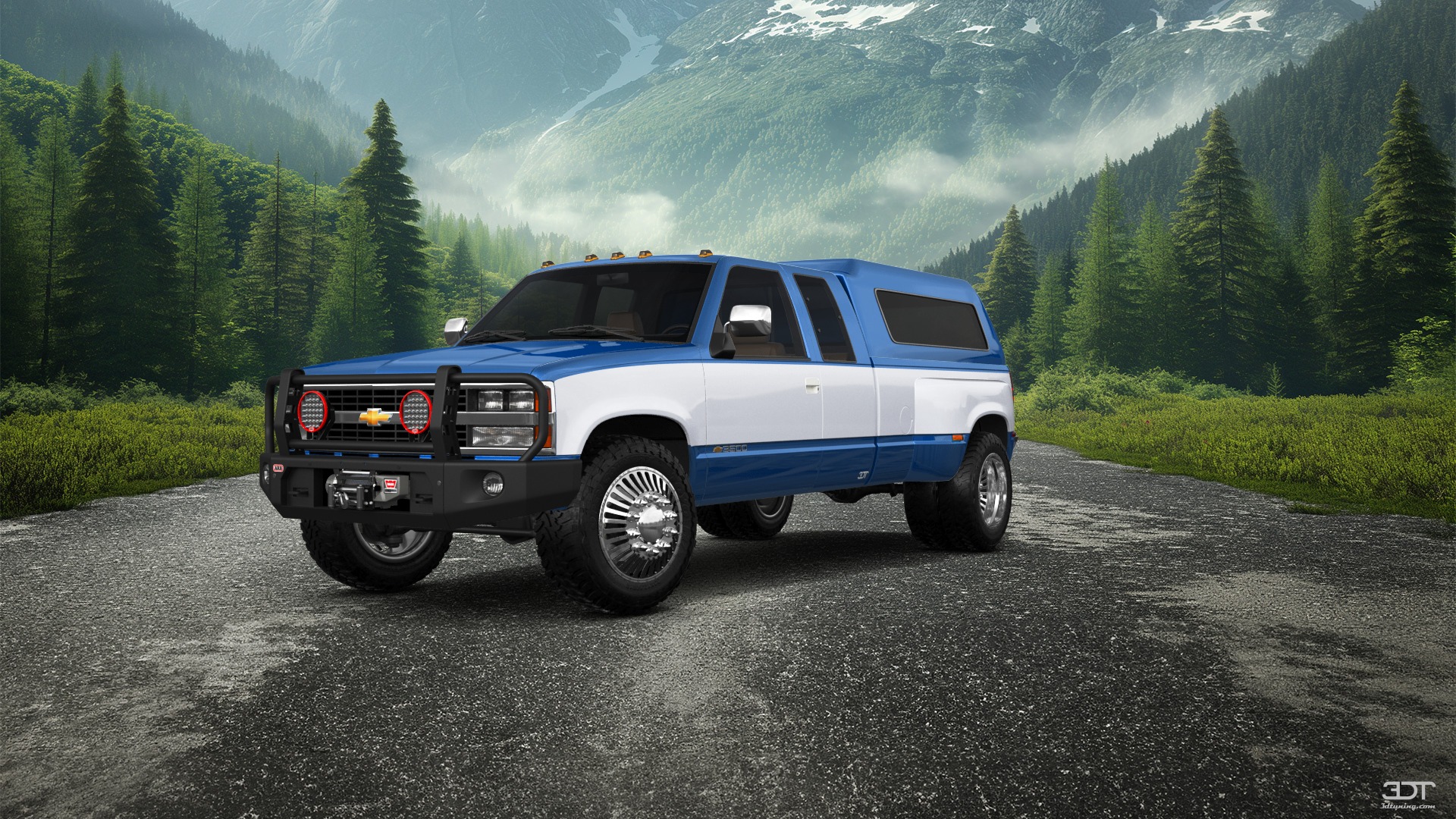 Chevrolet K3500 Extended Cab Pickup Truck 1988