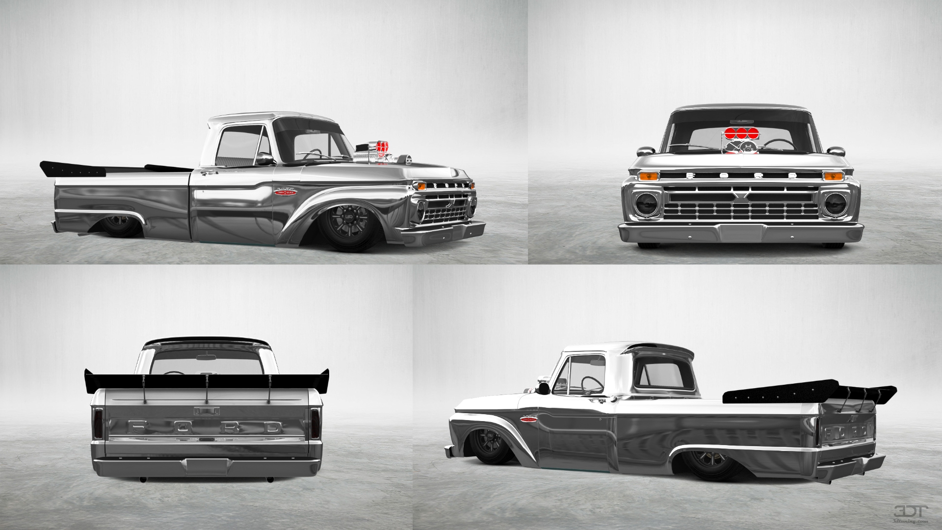 MediocreHerd71's Ford F-100 Custom Cab 1966 with Tops, Trunk Lid