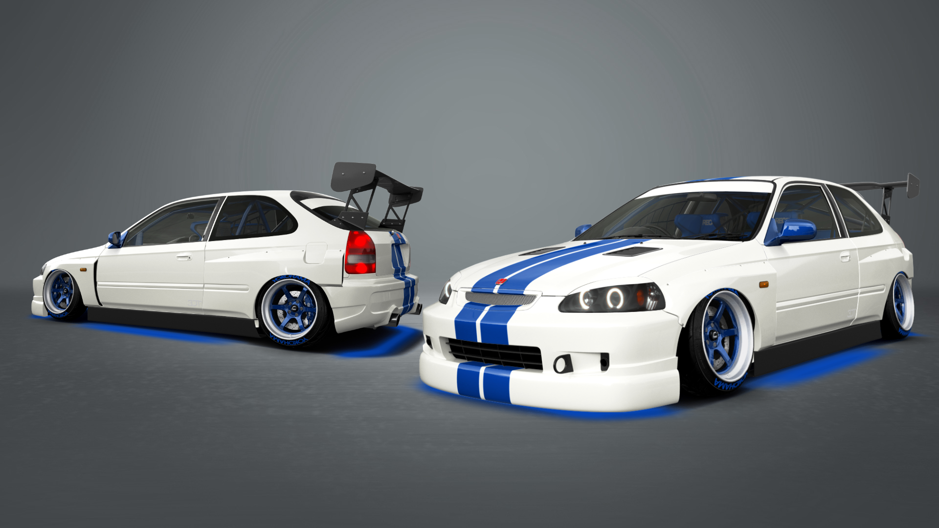 Tuning Honda Civic 3 Door Hatchback 1997