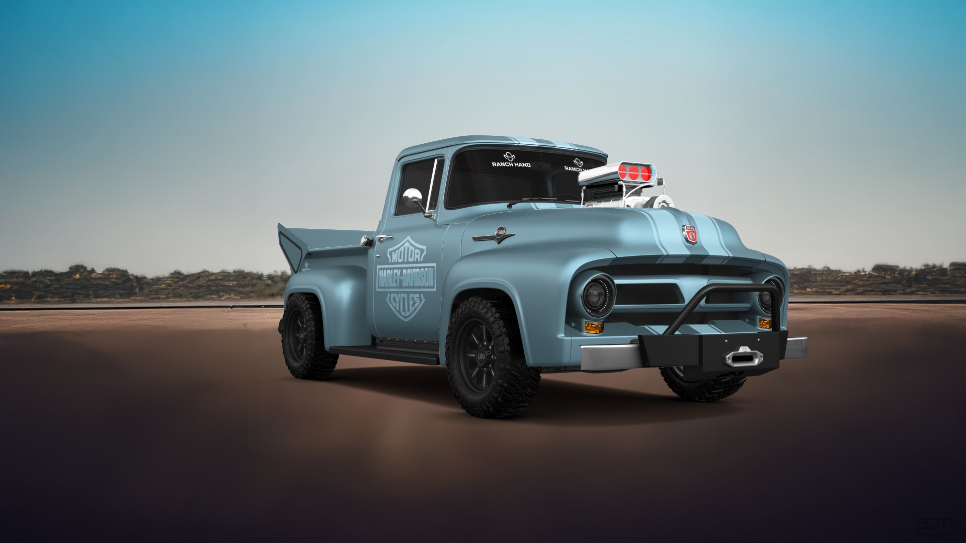 Ford F-100 2 Door truck 1956 tuning