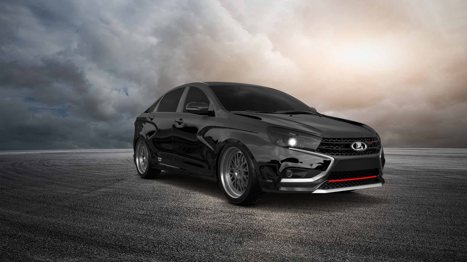 Lada Vesta 4 Door Saloon 2016 tuning