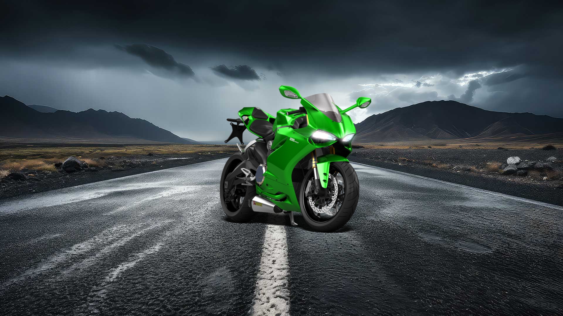 Ducati 899 Panigale Sport Bike 2015 tuning