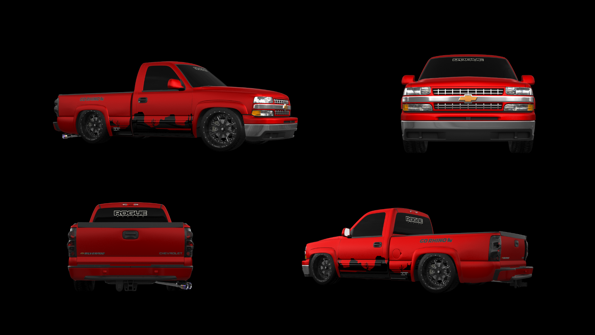 Chevrolet Silverado 1500 6.5 ft box 2 Door pickup truck 1999 tuning