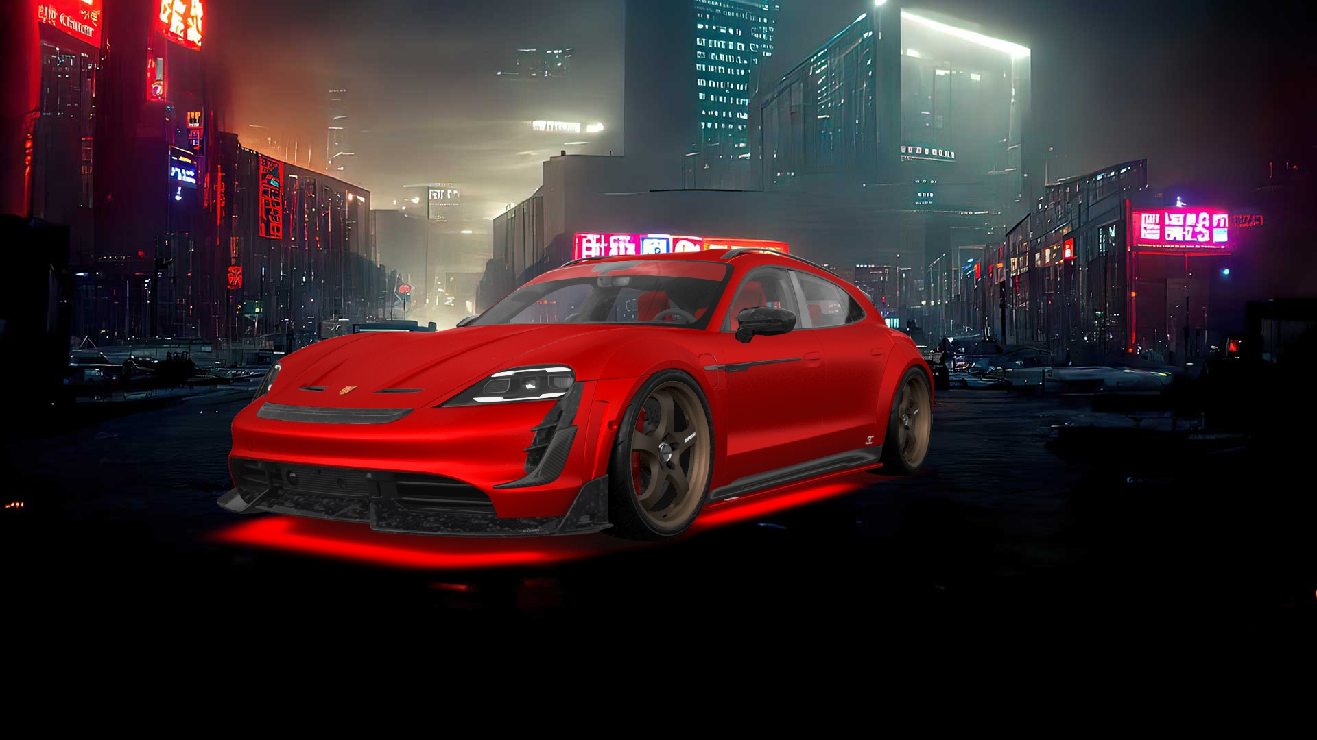 Porsche Taycan Sport Turismo Shooting Brake 2019 tuning