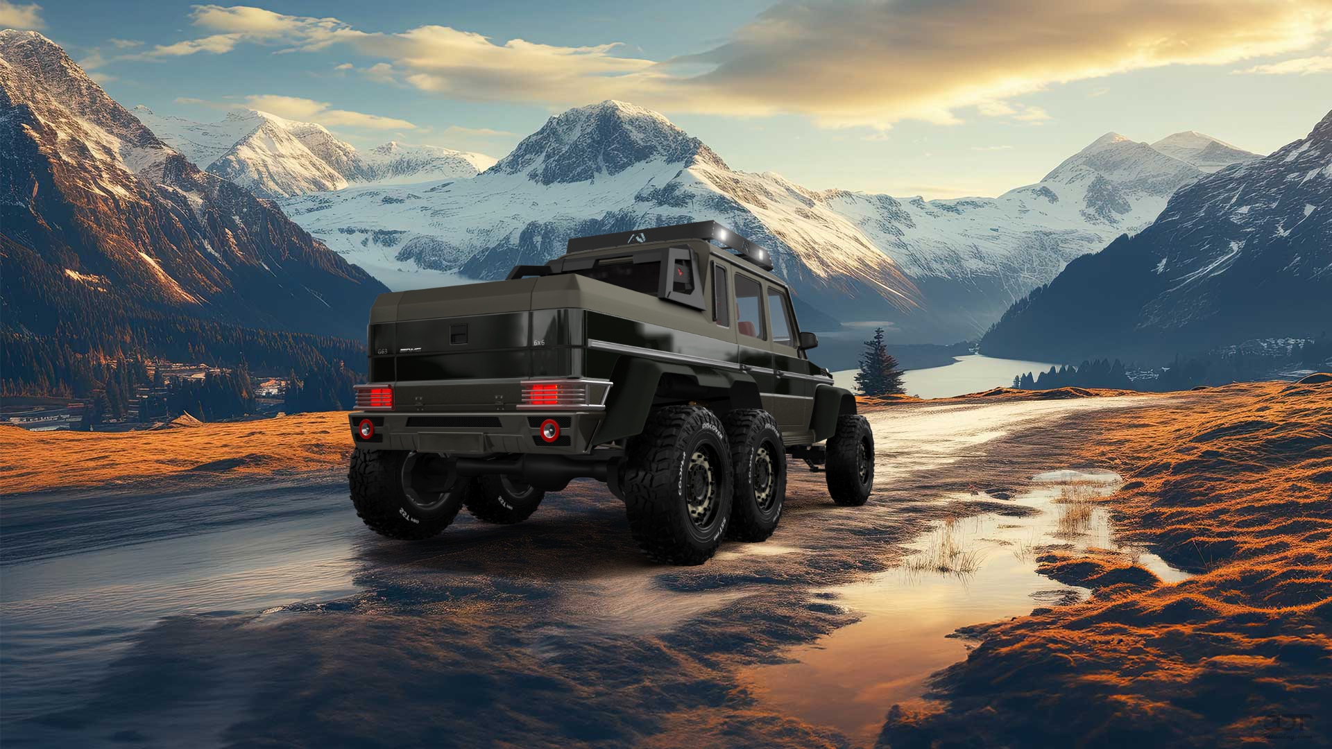 Mercedes G 63 AMG 6x6 4 Door pickup truck 2013