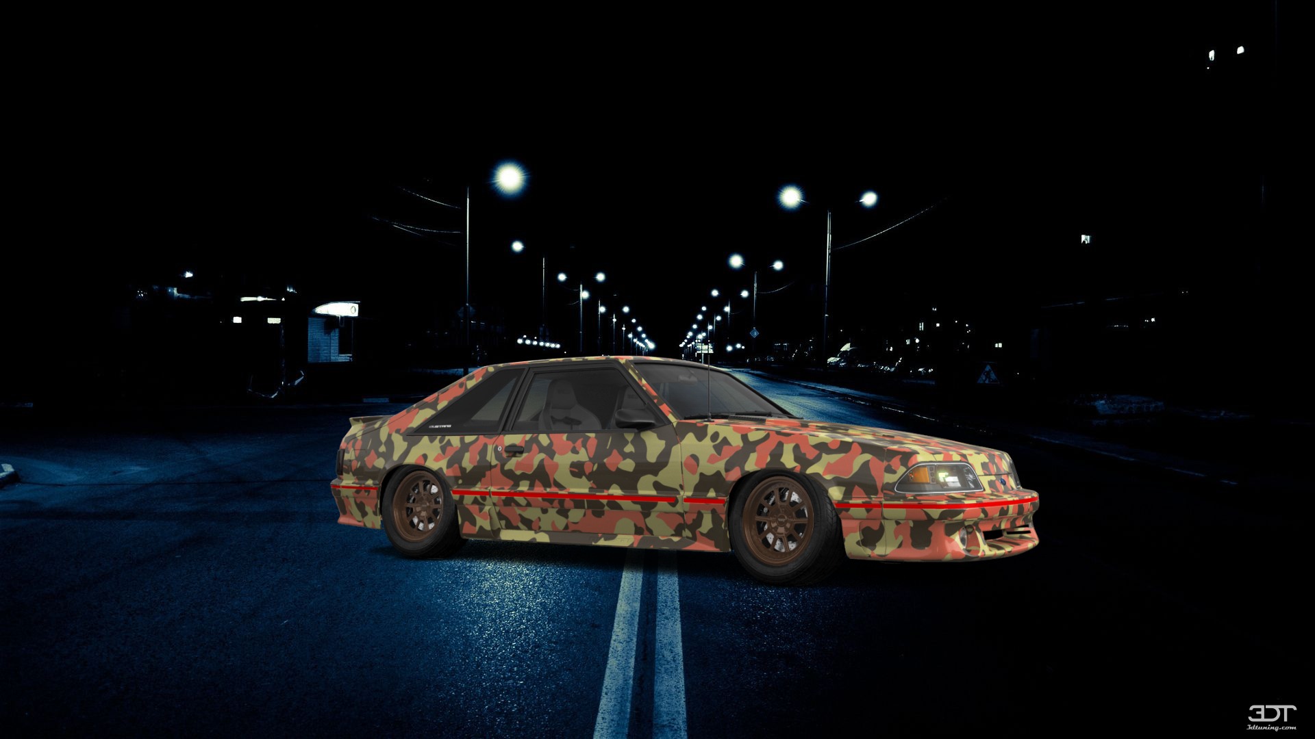 Ford Mustang 3 Door Hatchback 1988 tuning