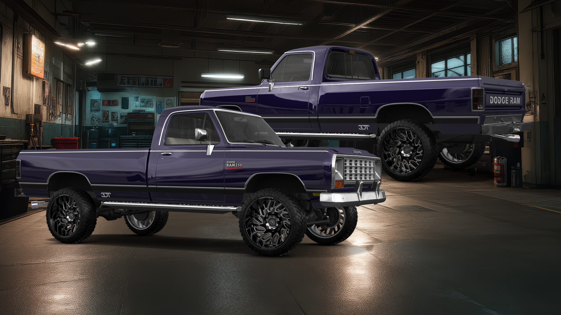 Dodge Ram 250 Regular Cab 2 Door pickup truck 1983 tuning