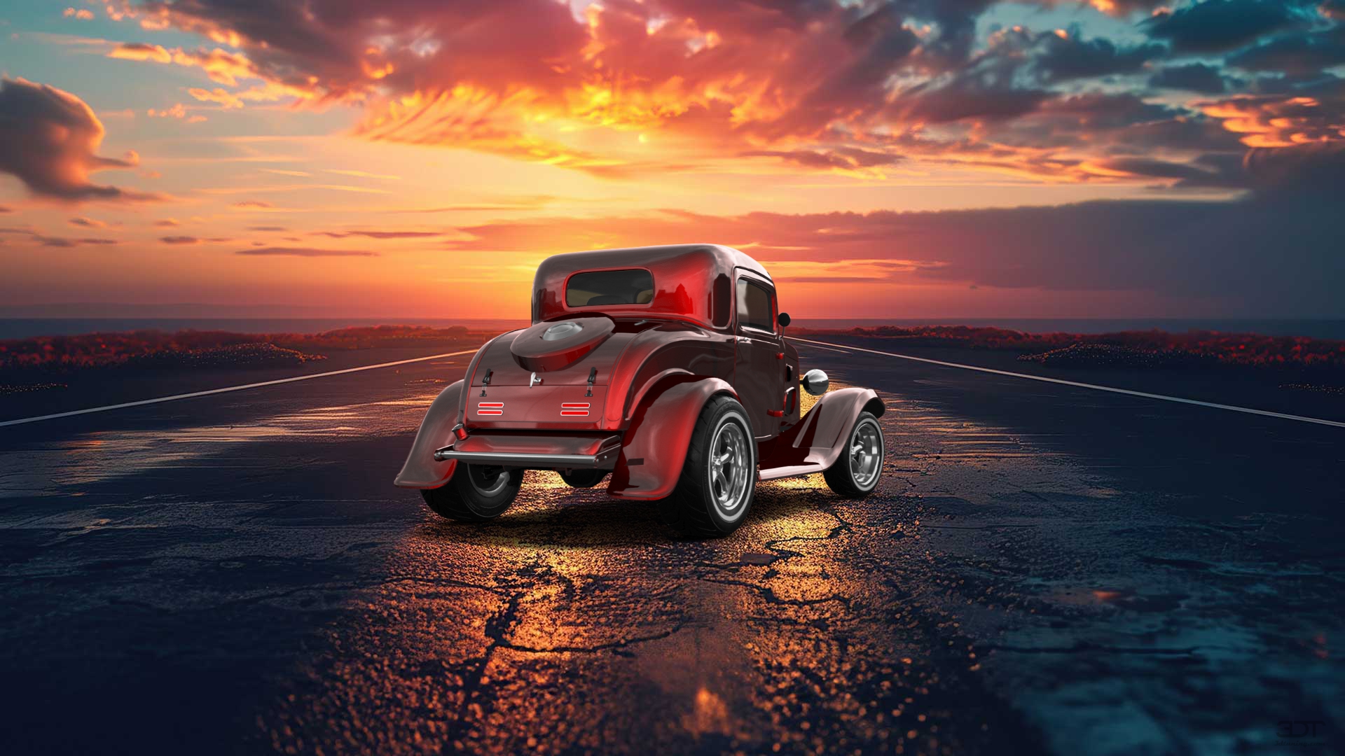 Ford Model B Deluxe 2 Door Coupe 1932