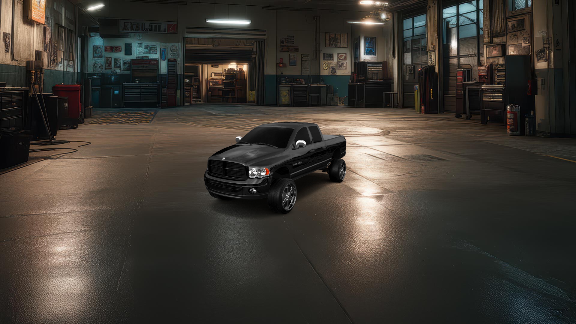 Dodge Ram 1500 6.4 ft box 4 Door pickup truck 2002 tuning
