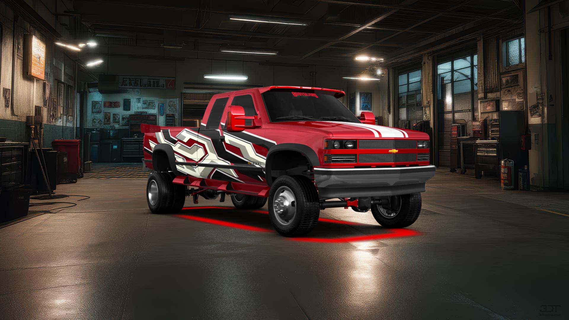 Chevrolet K3500 Extended Cab Pickup Truck 1988 tuning