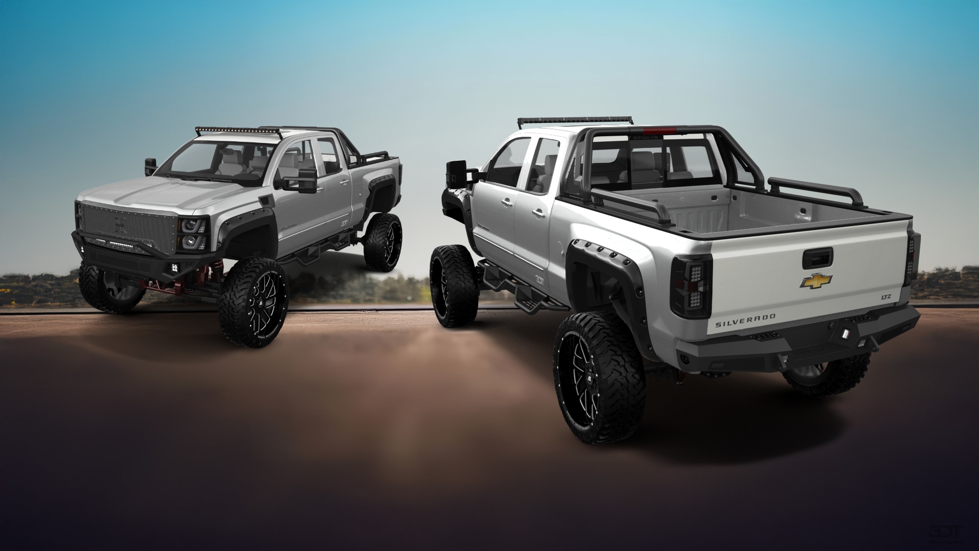 Chevrolet Silverado 1500 6.5 ft box 4 Door pickup truck 2014 tuning