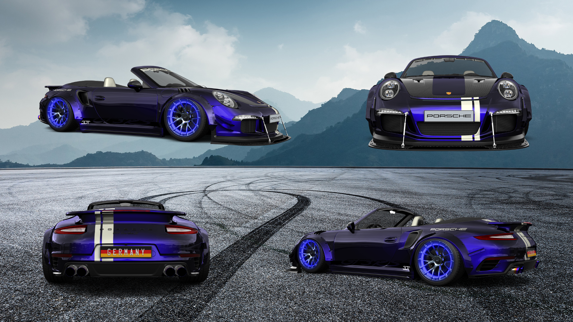 Porsche 911 Turbo S 2 Door Convertible 2014