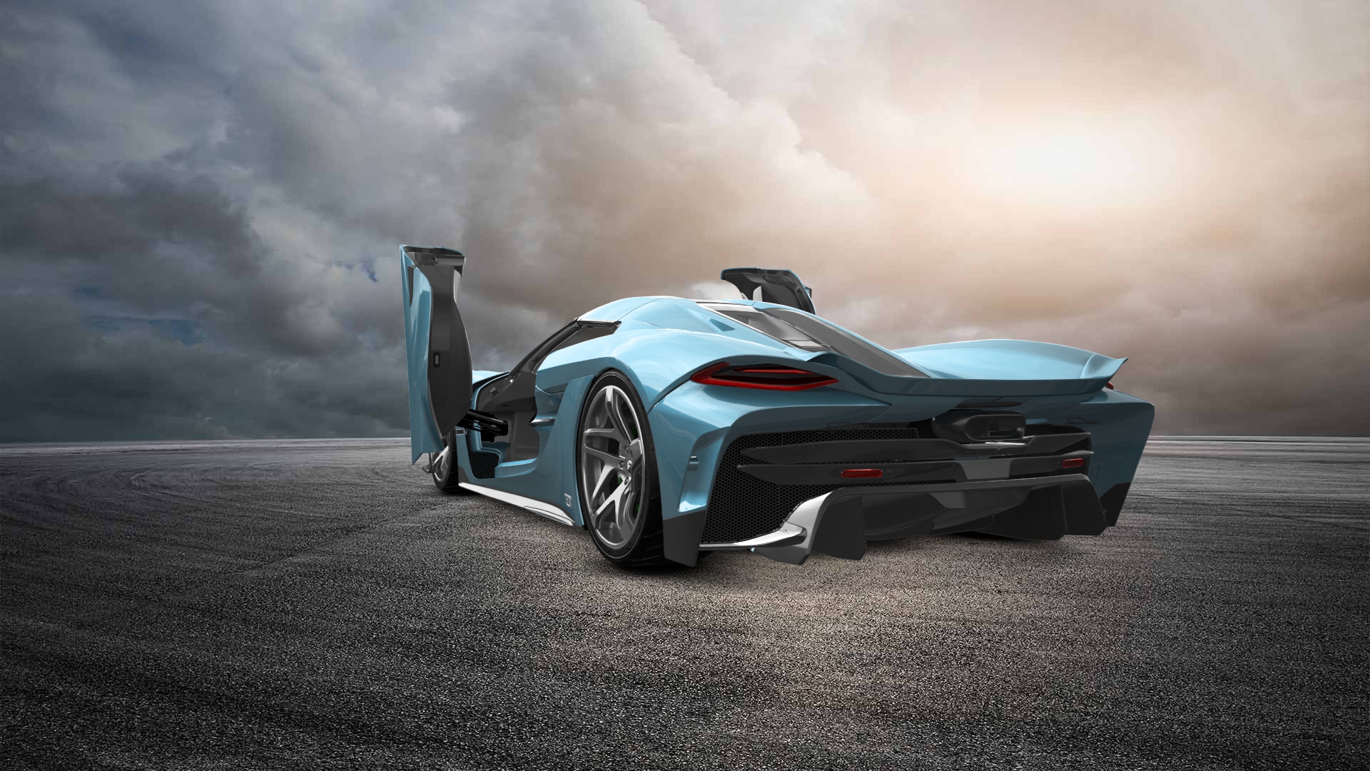 Koenigsegg Jesko 2 door targa top 2020