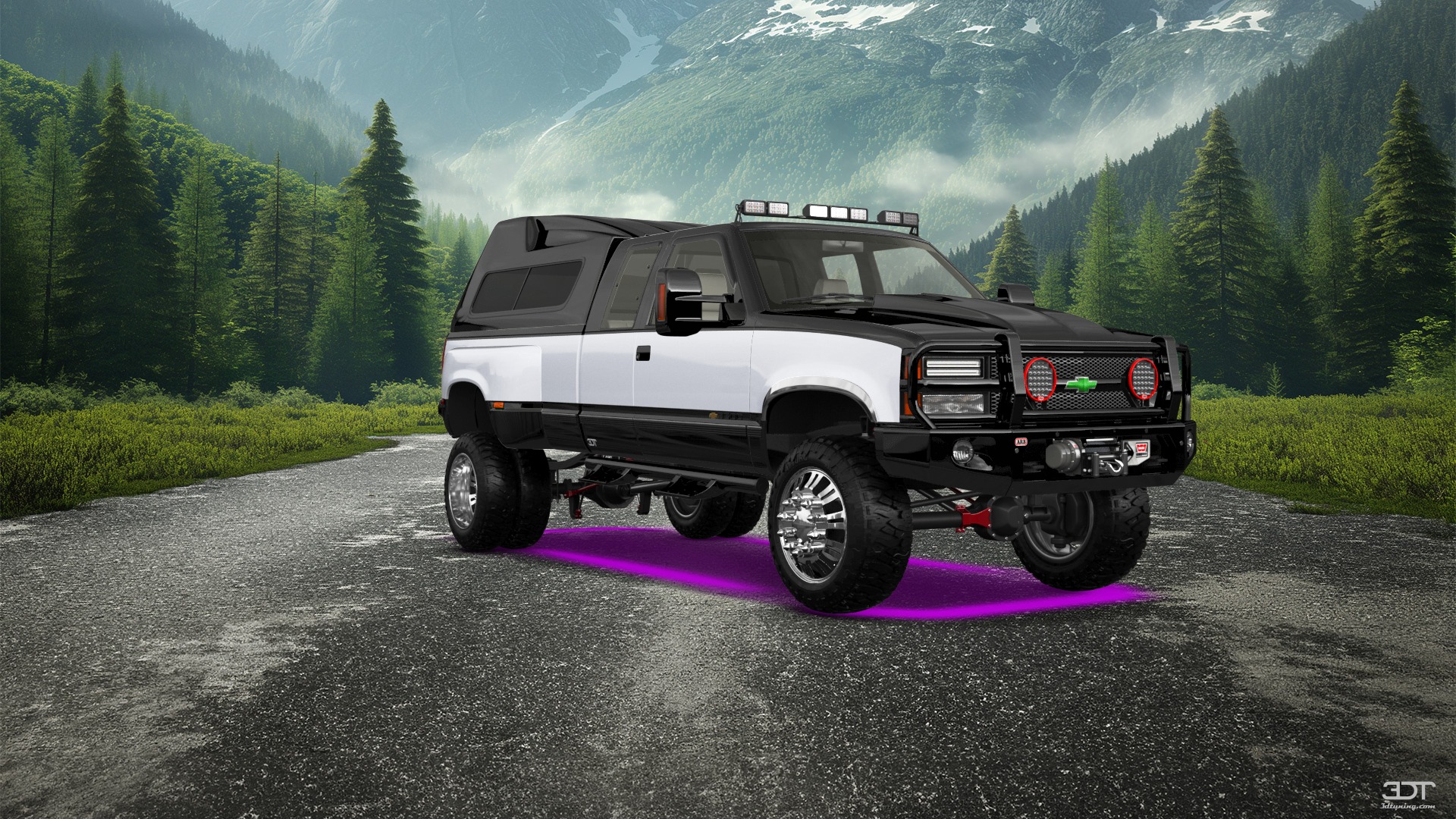 Chevrolet K3500 Extended Cab Pickup Truck 1988