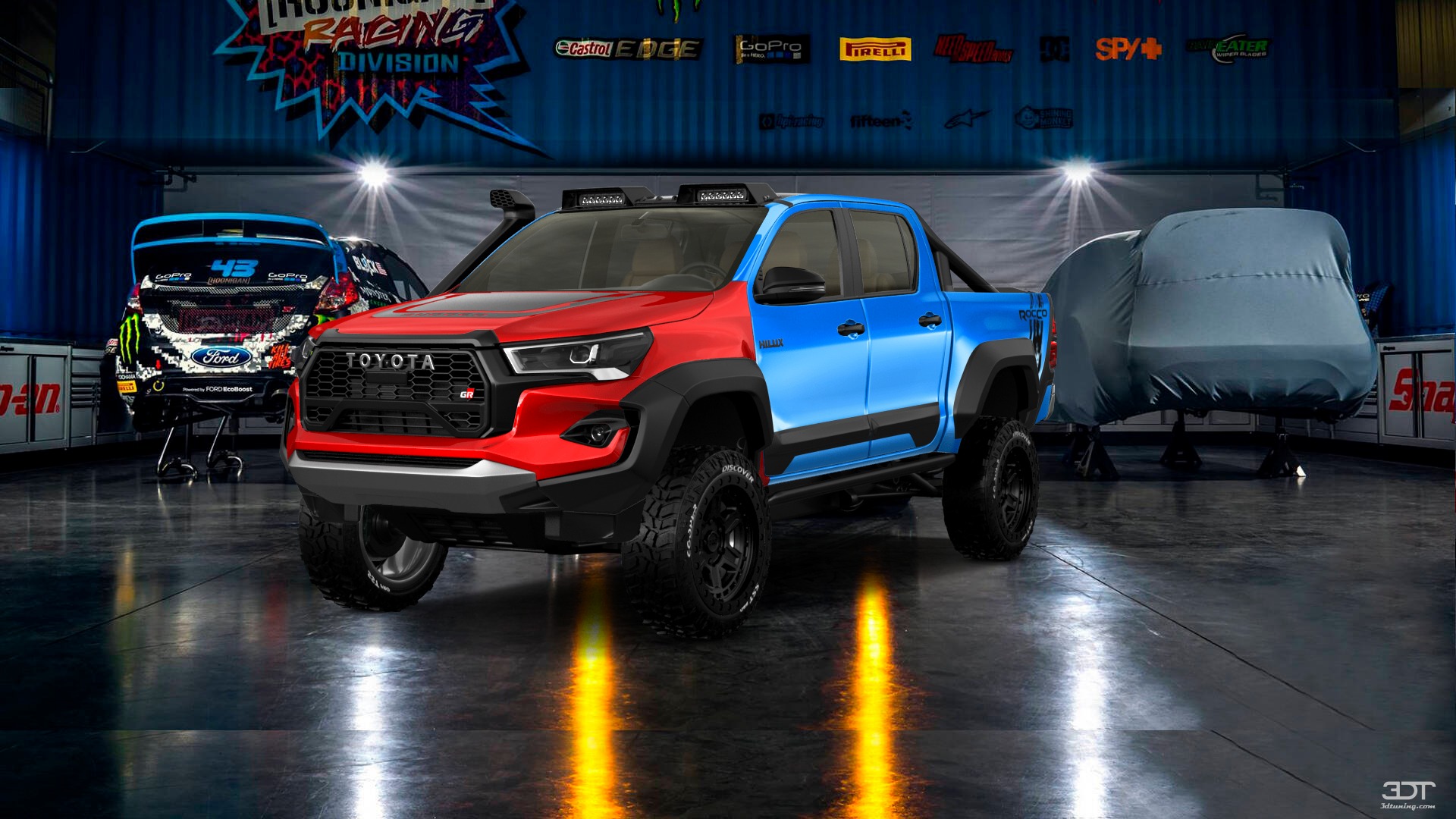 Toyota Hilux Double Cab 4 Door pickup truck 2015 tuning