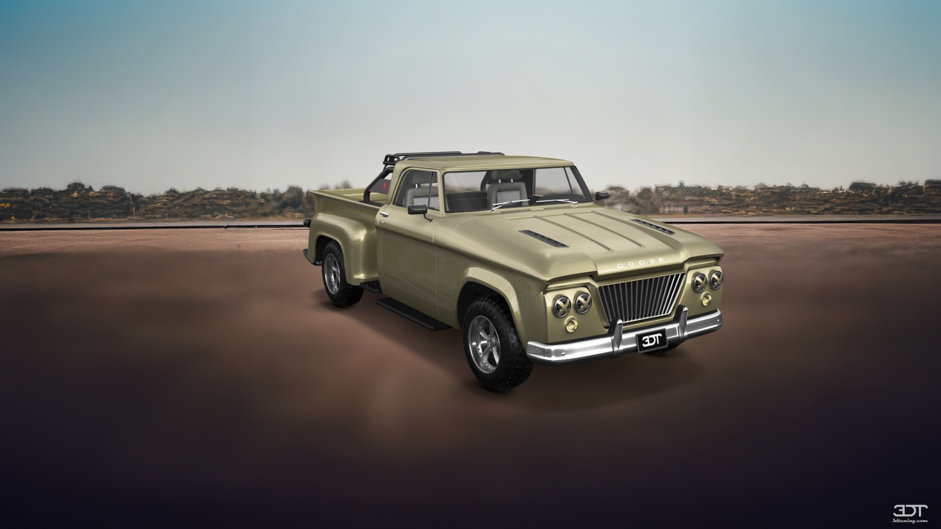 Dodge D-100 Stepside 2 Door pickup truck 1961 tuning