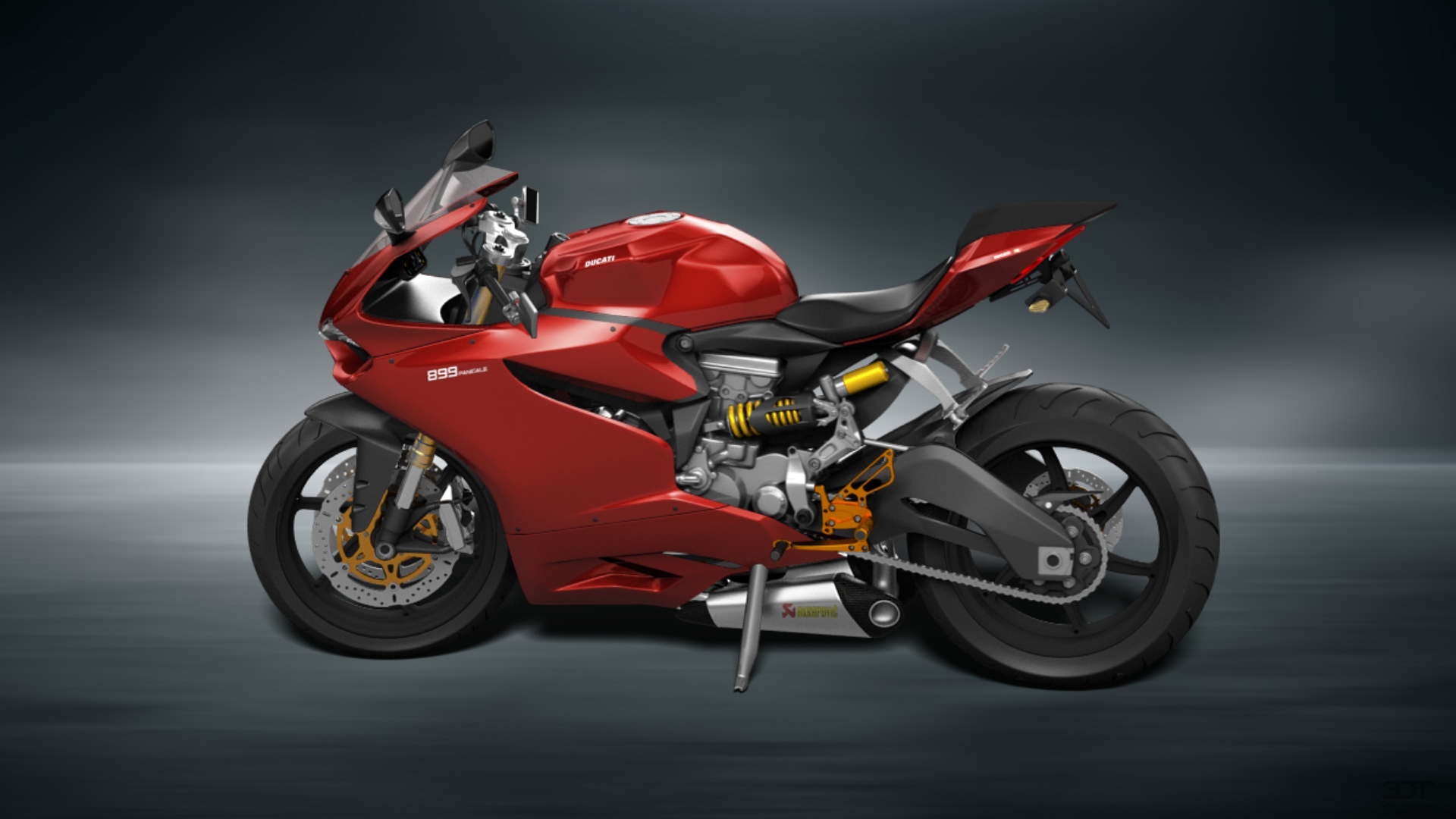 Ducati 899 Panigale Sport Bike 2015 tuning