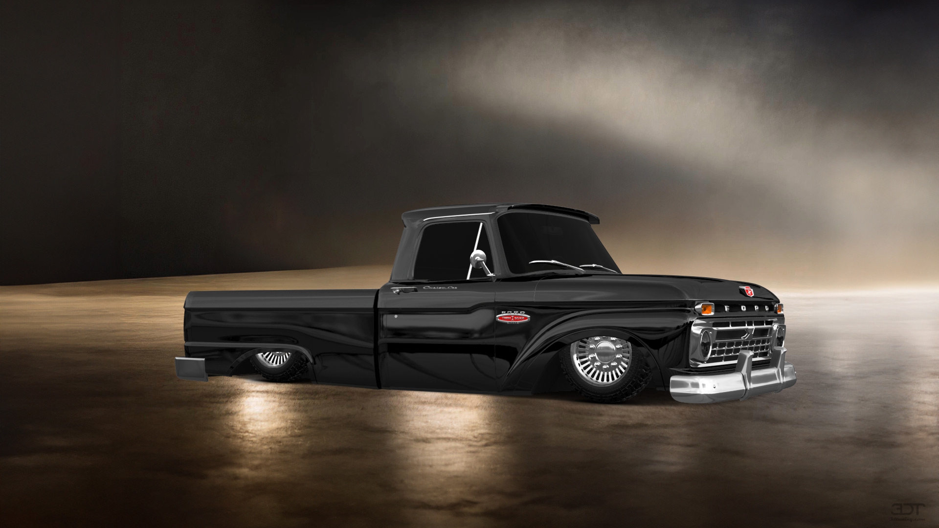 Ford F-100 Custom Cab 2 Door pickup truck 1966 tuning