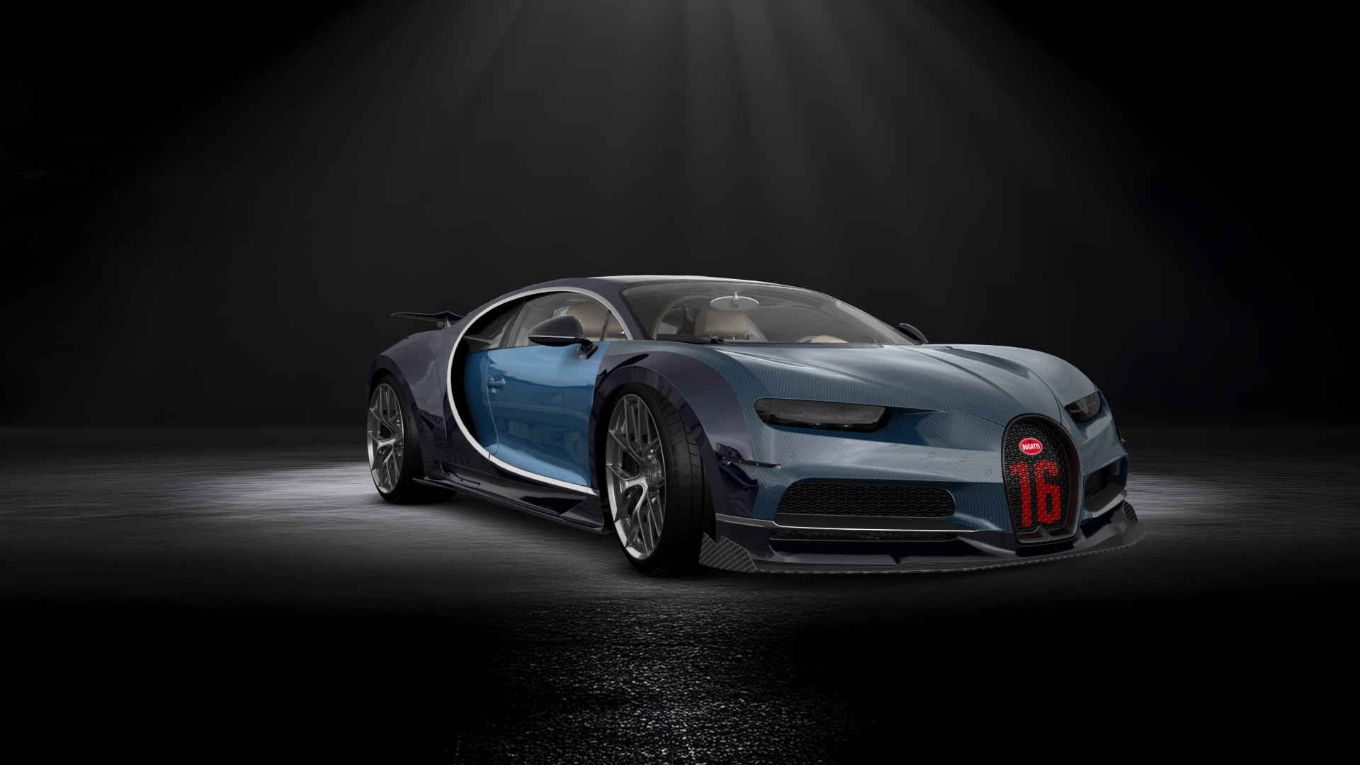 Bugatti Chiron 2 Door Coupe 2016 tuning