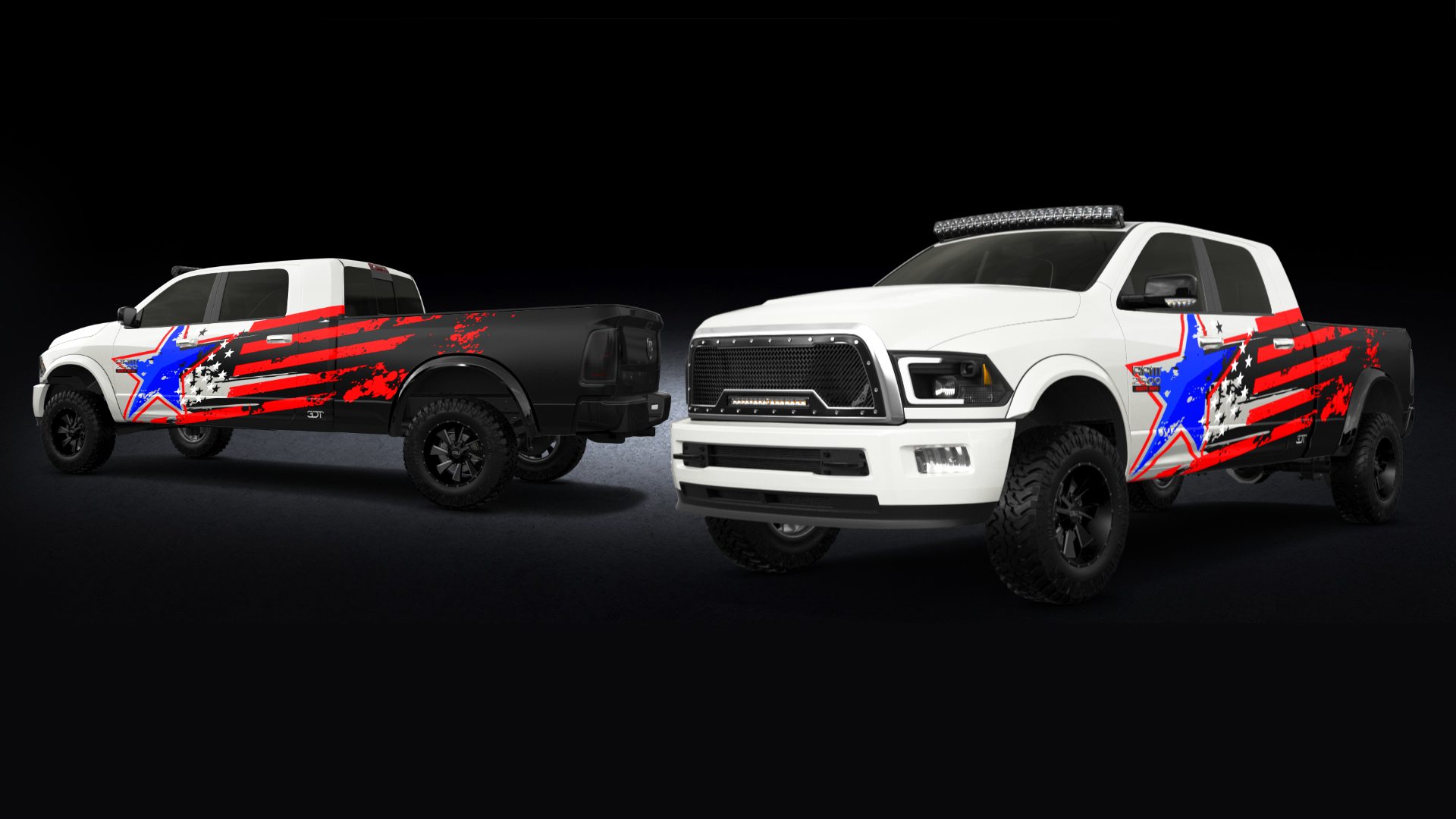 Dodge Ram 2500 Mega Cab 6.4 ft box 4 Door pickup truck 2010 tuning