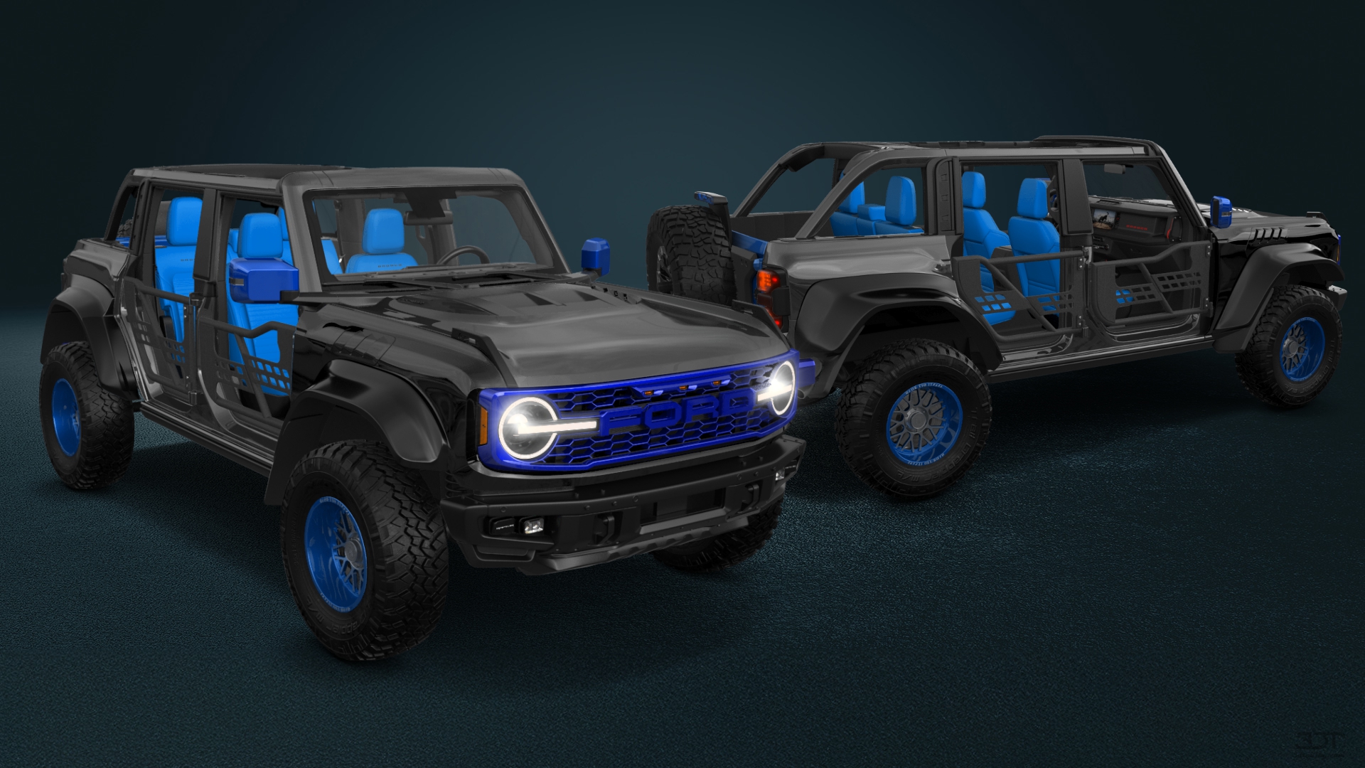 Ford Bronco Raptor 4 Door pickup truck 2022
