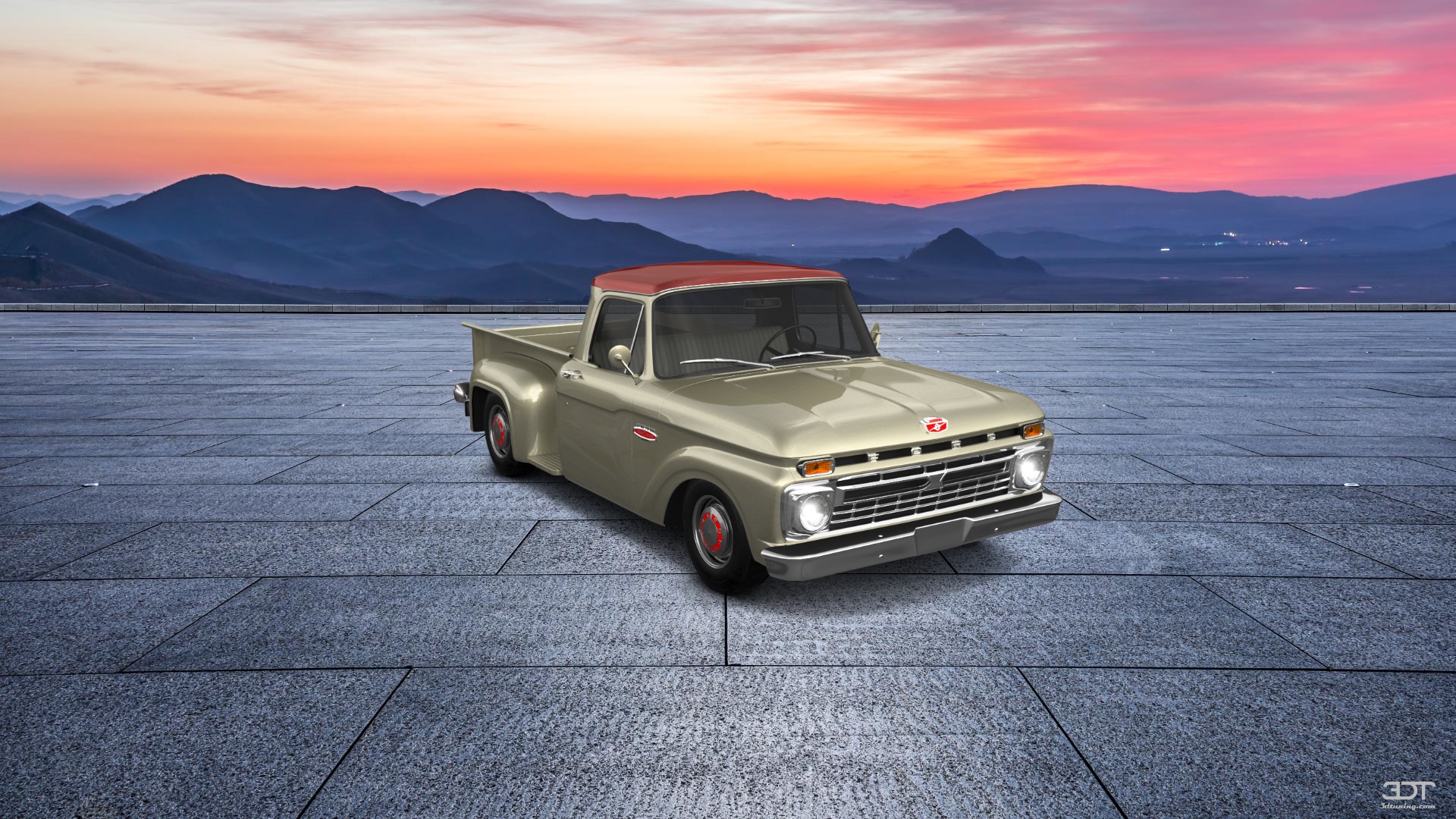 Ford F-100 Flareside 2 Door pickup truck 1961
