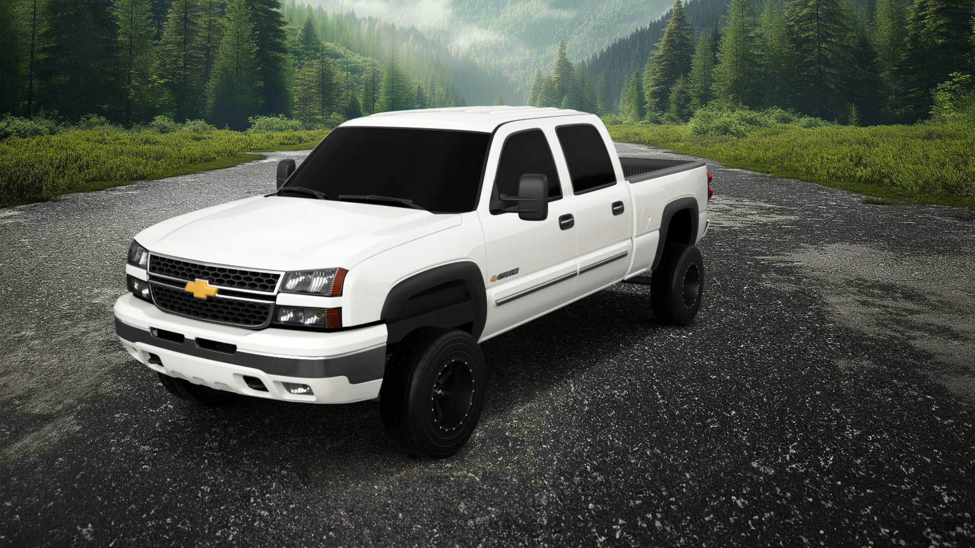 Chevrolet Silverado 2500 HD Long Box 4 Door pickup truck 2002