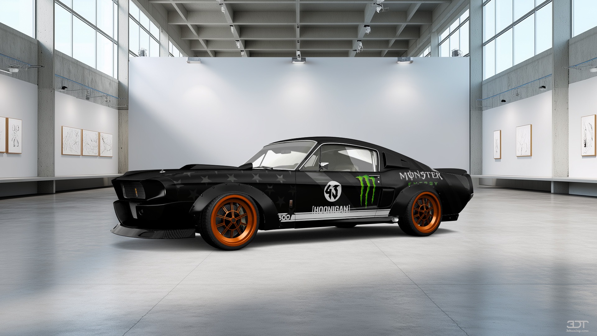 Mustang GT500 2 Door Coupe 1968 tuning