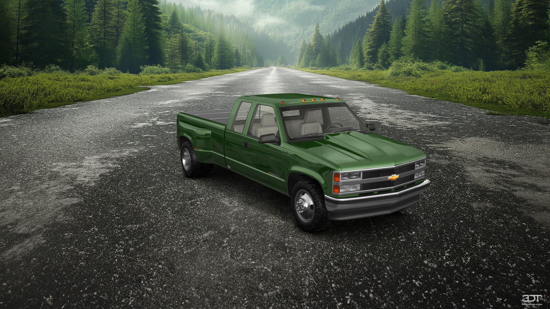 Chevrolet K3500 Extended Cab Pickup Truck 1988