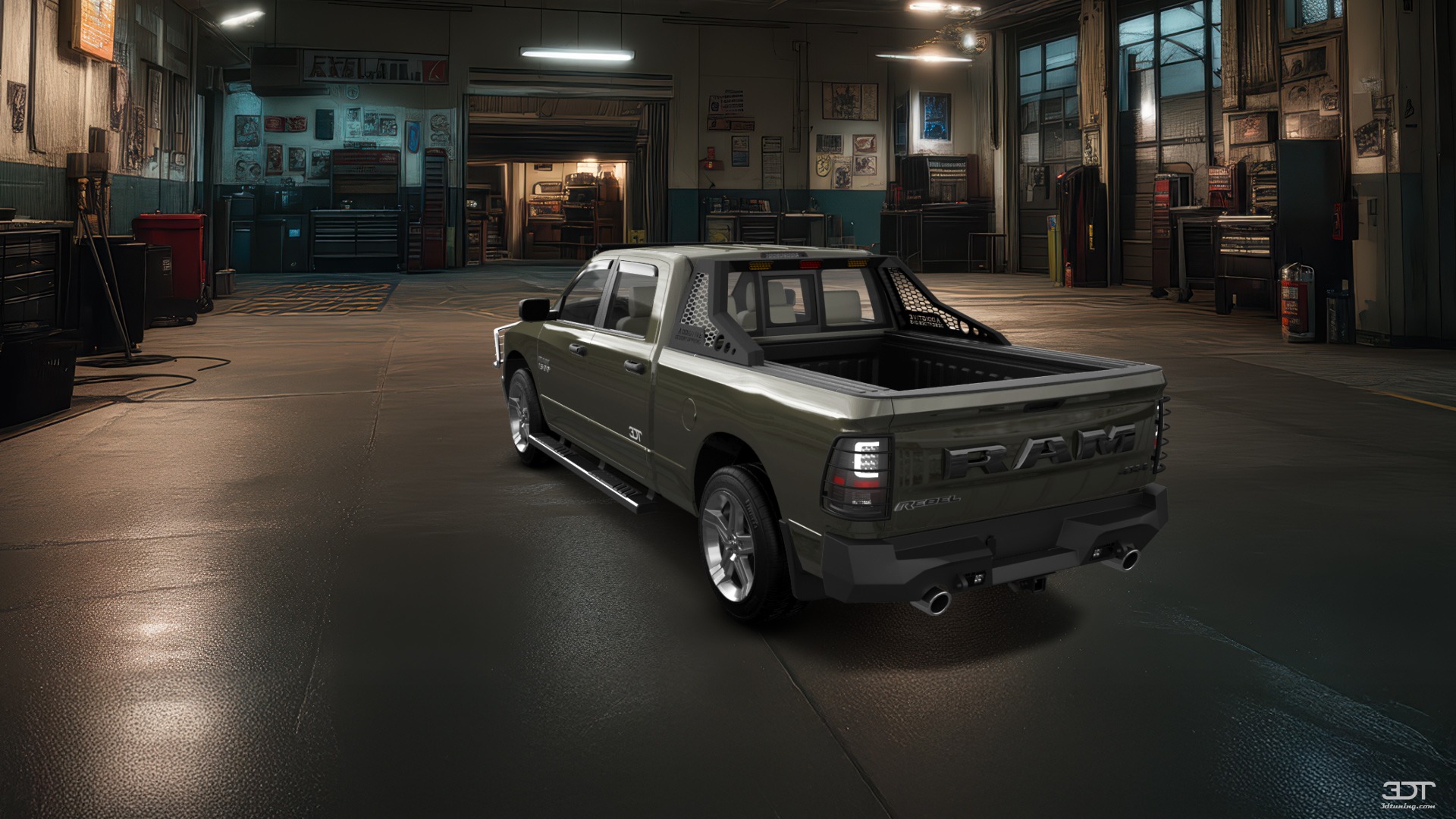 Dodge Ram 1500 Crew Cab 6.4 ft box 4 Door pickup truck 2009 tuning