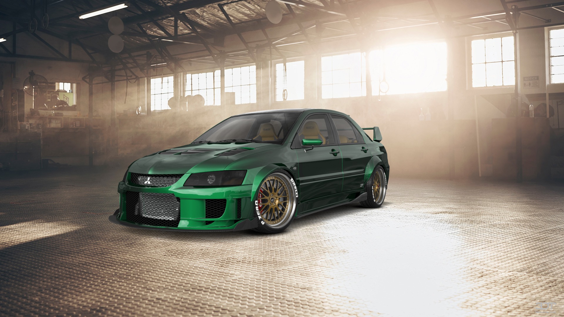 Mitsubishi Lancer Evo IX 4 Door Saloon 2005 tuning
