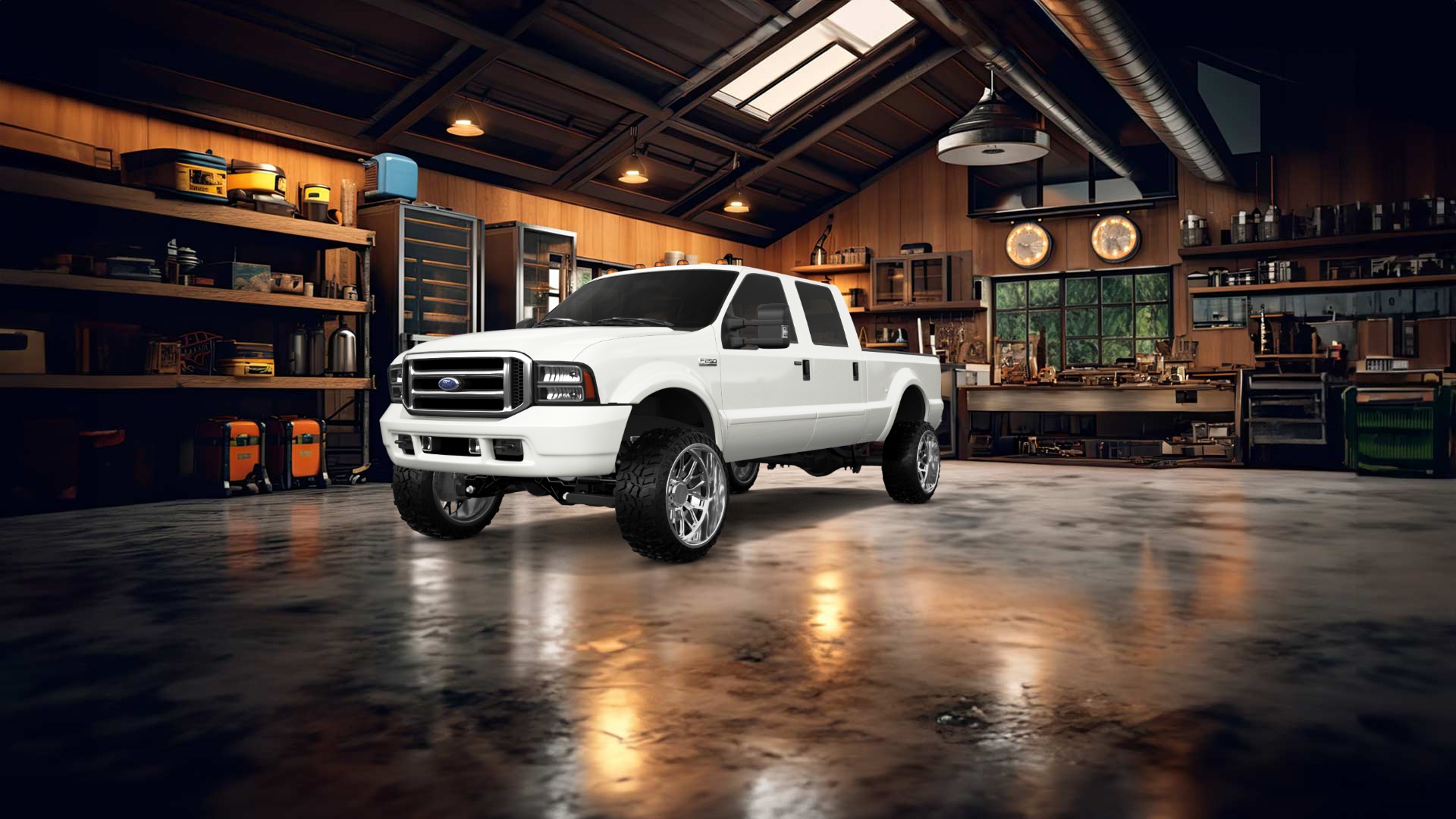 Ford F-250 Crew Cab 4 Door pickup truck 1999