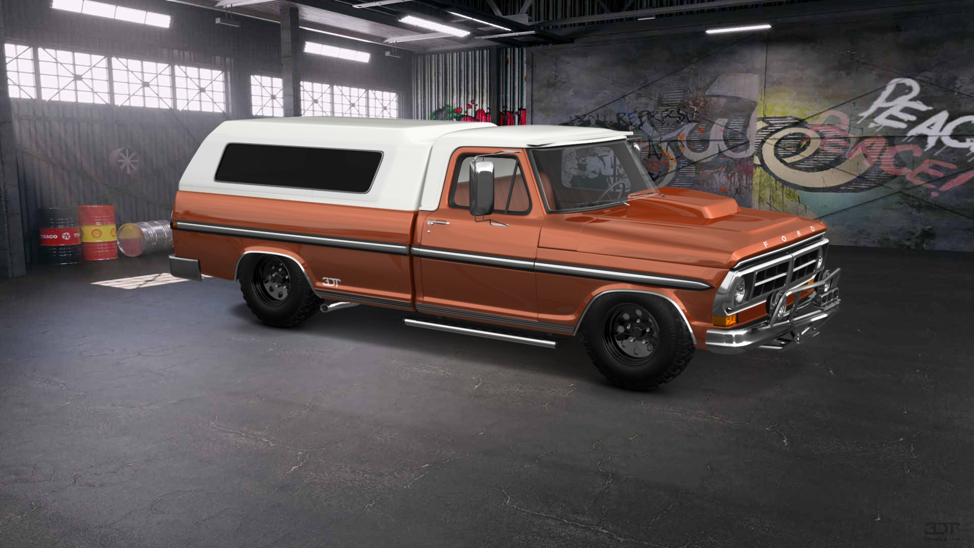 Ford F-250 2 Door pickup truck 1971