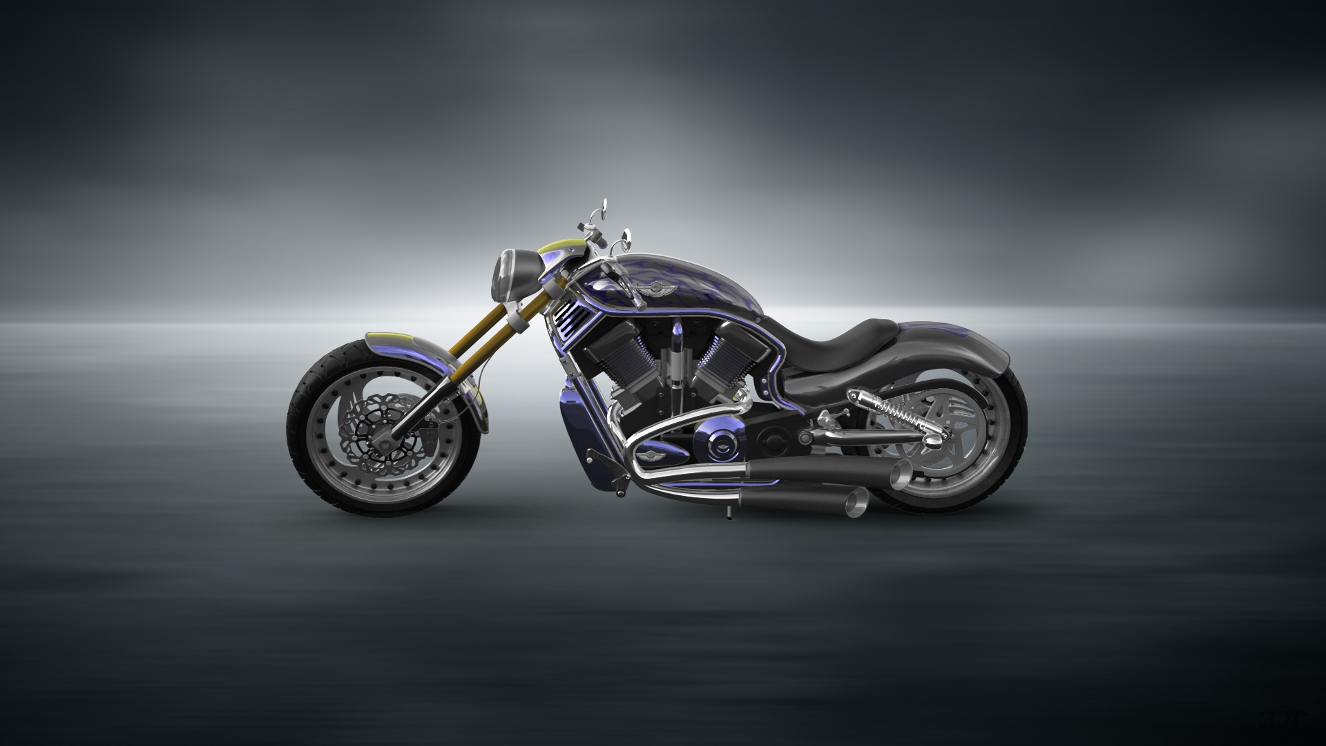 Harley-Davidson Custom Chopper Cruiser 2011