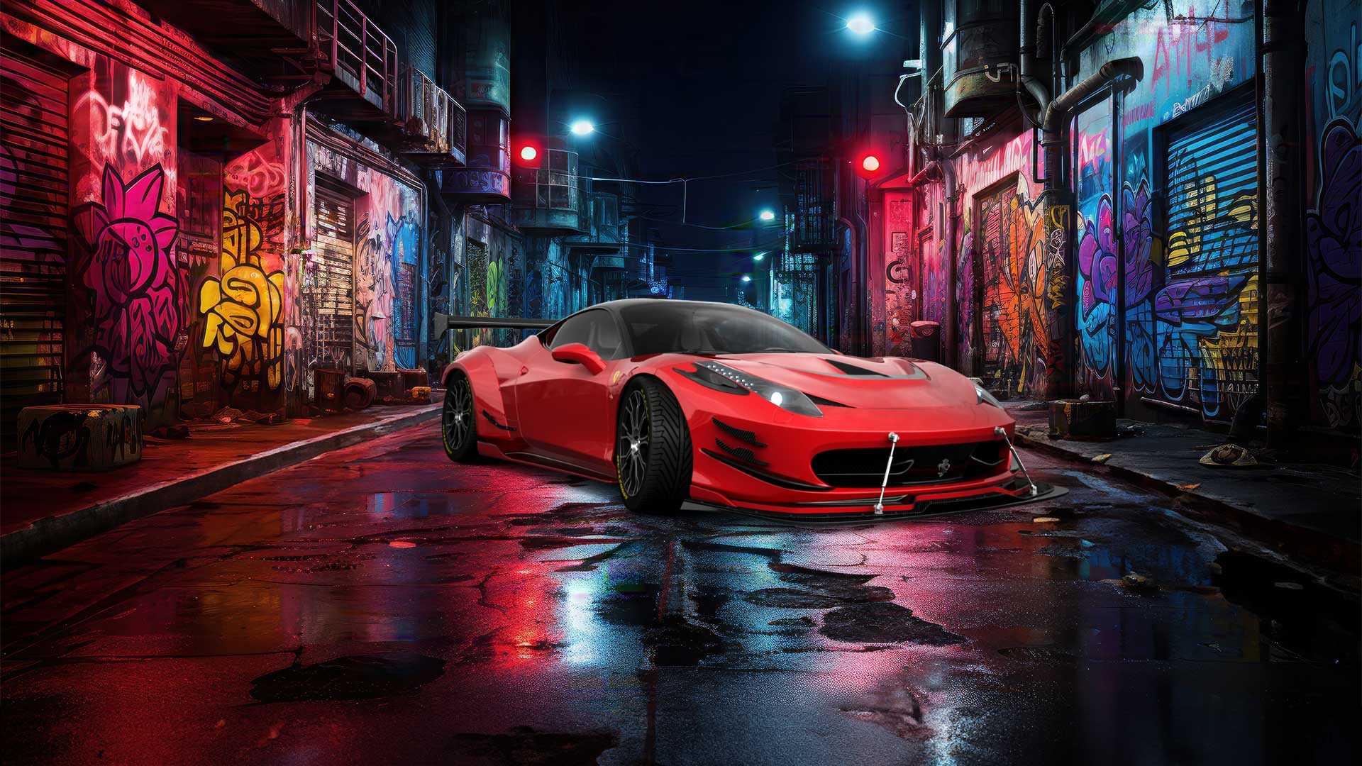 Ferrari 458 Italia 2 door spider 2010 tuning