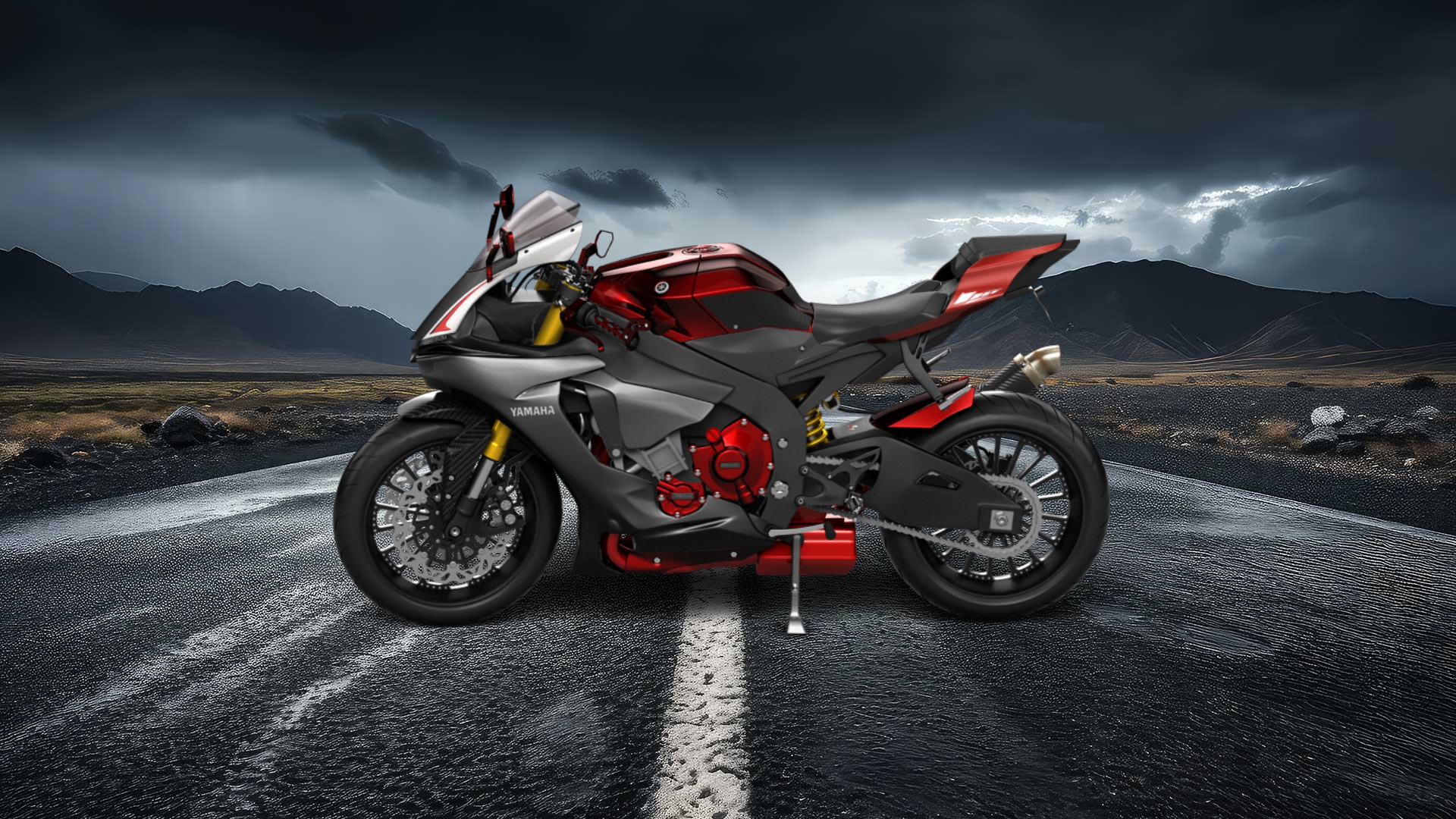 Yamaha YZF R1 Sport Bike 2015 tuning