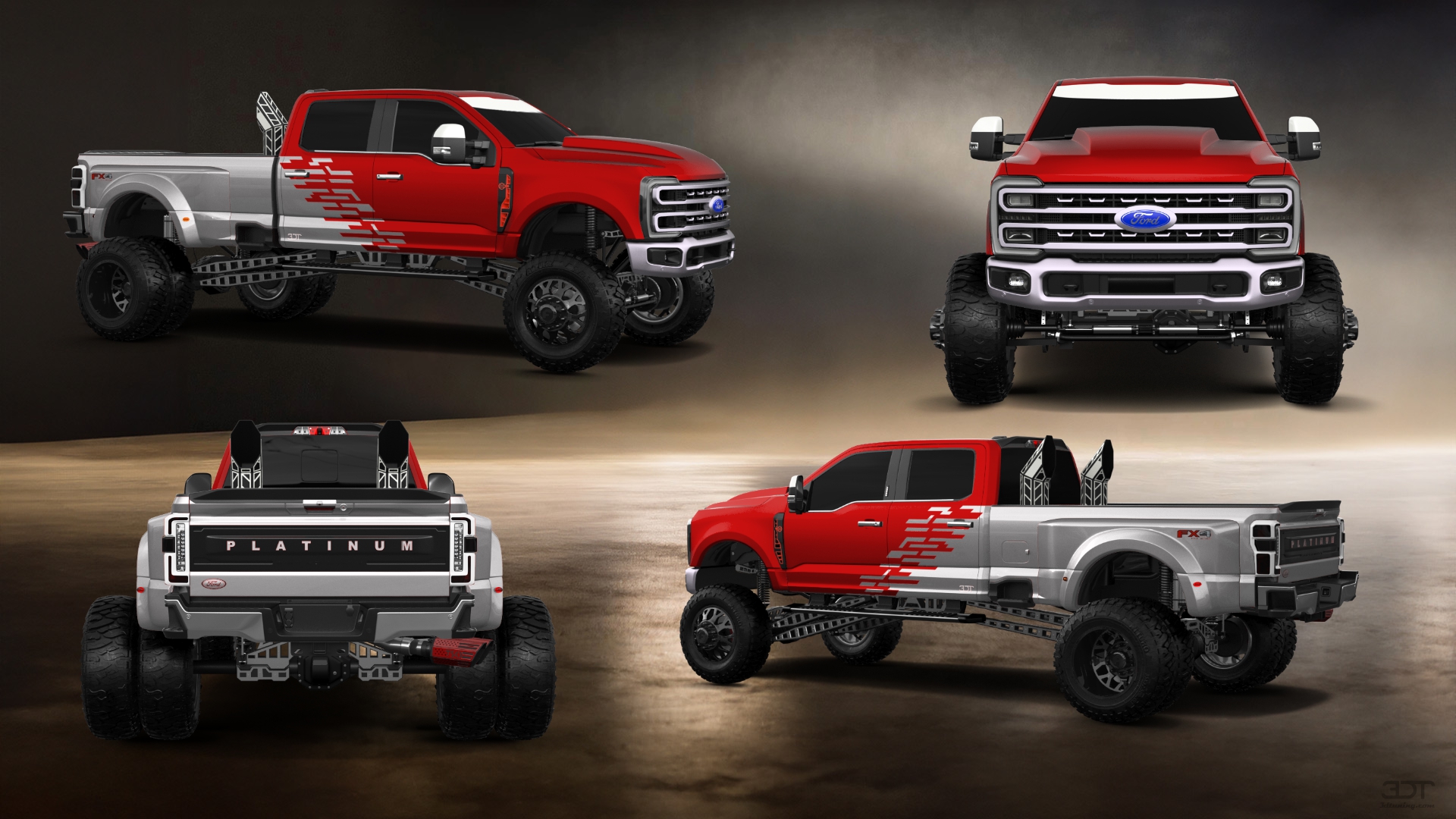 Ford F-350 DRW Crew Cab 4 Door pickup truck 2023 tuning