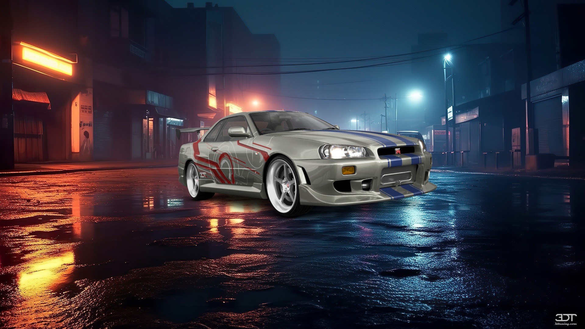 Nissan Skyline GT-R 2000 — featuring Tops, Trunk Lid, Headlights