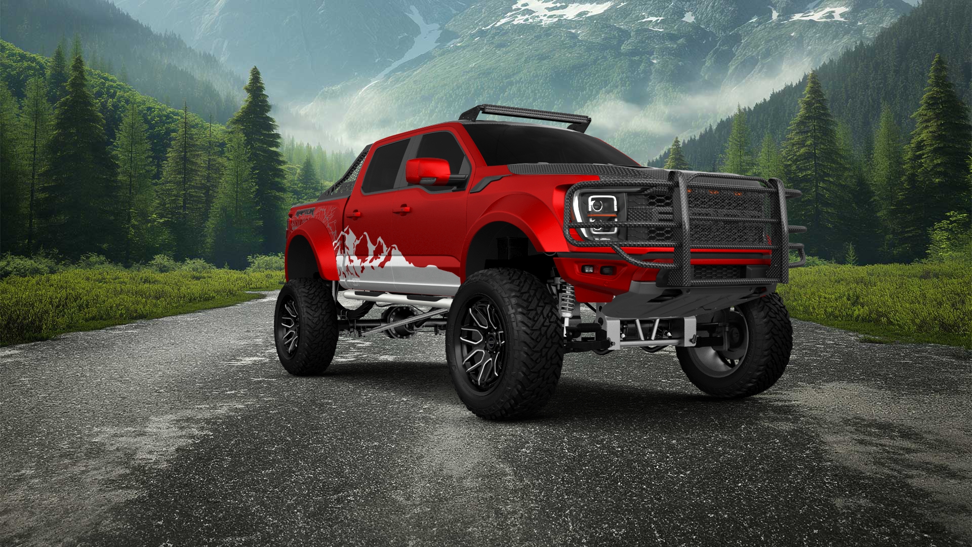 Ford F-150 Raptor 4 Door pickup truck 2021