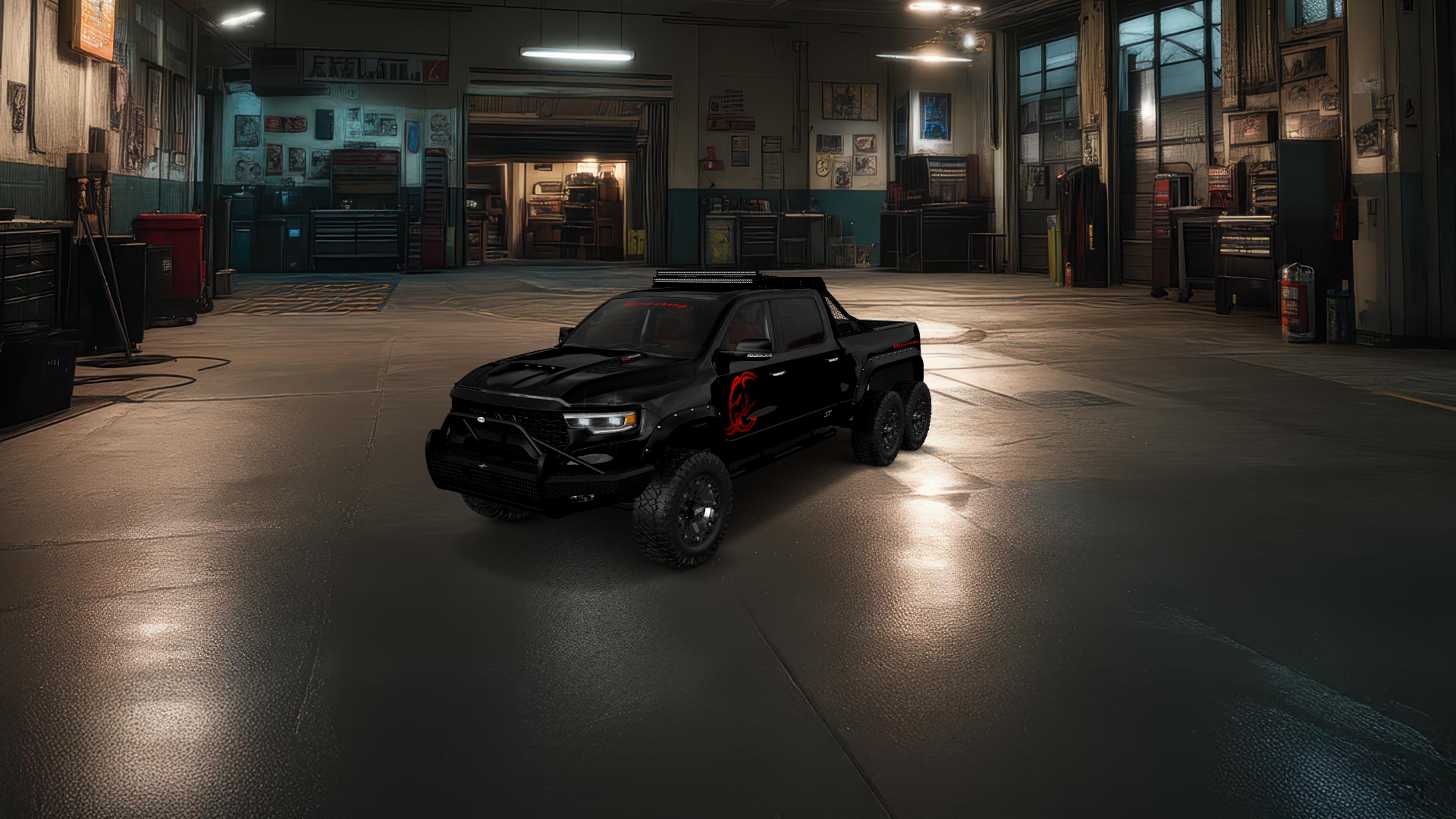 Dodge Ram Hennessey Mammoth 6X6 Truck 2021 tuning