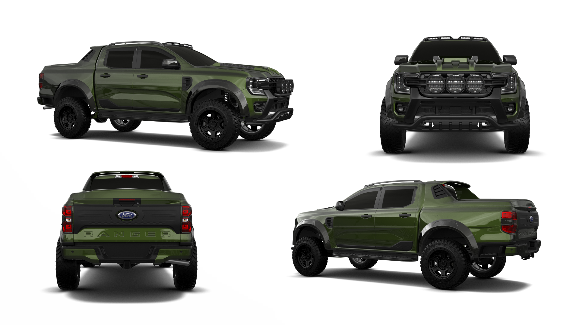 Ford Ranger 4 Door pickup truck 2022 Images