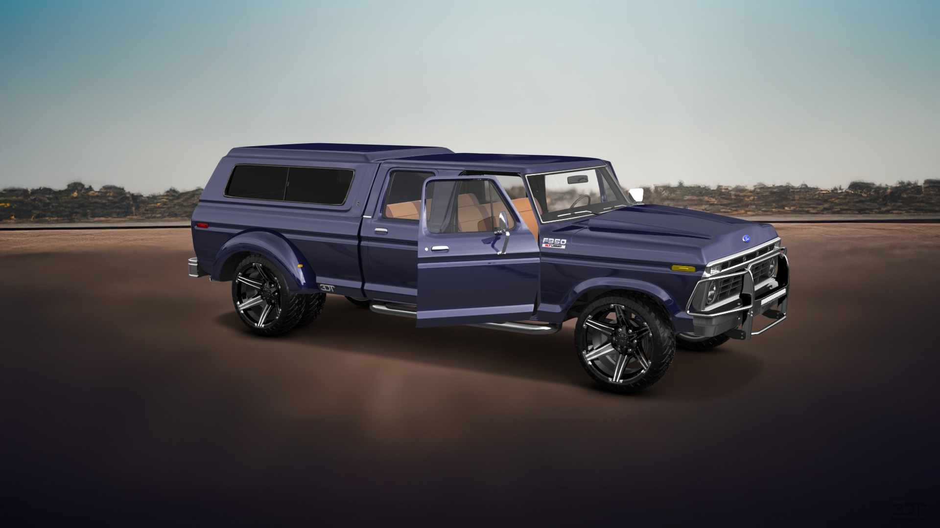 Ford F-350 Dually 4 Door pickup truck 1973