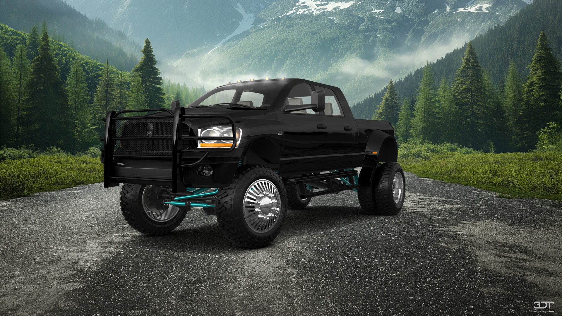 Dodge Ram 3500 Dually 4 Door pickup truck 2007