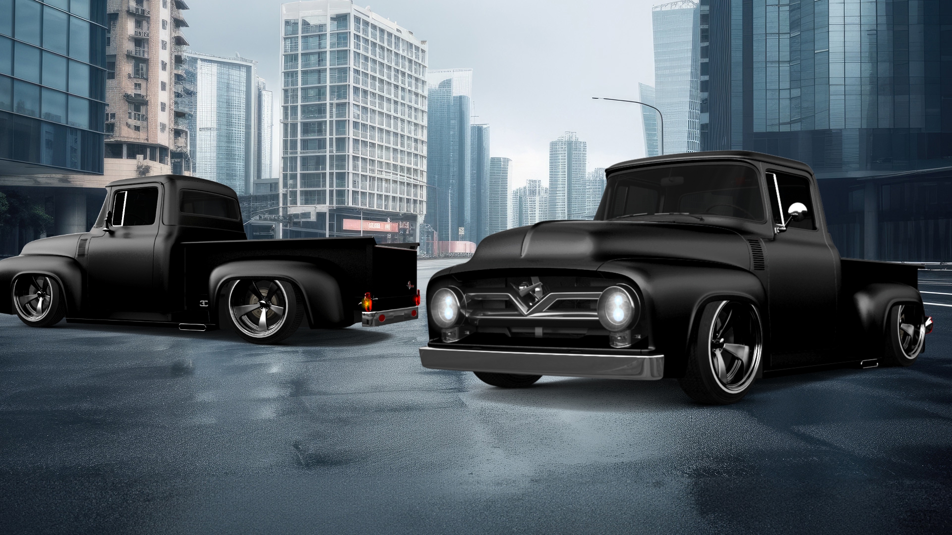 Ford F-100 2 Door truck 1956