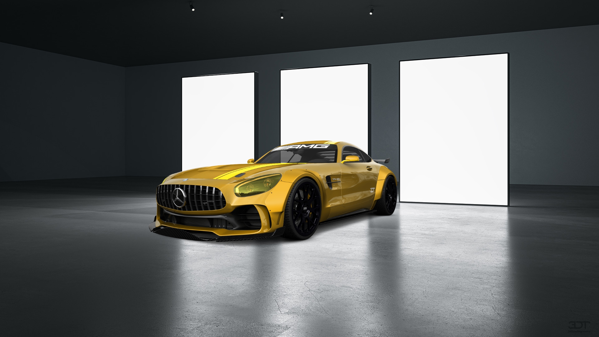 Mercedes AMG GT 2 door fastback coupe 2016 tuning