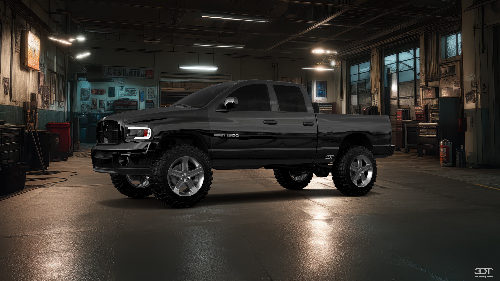 Dodge Ram 1500 6.4 ft box 4 Door pickup truck 2002 tuning