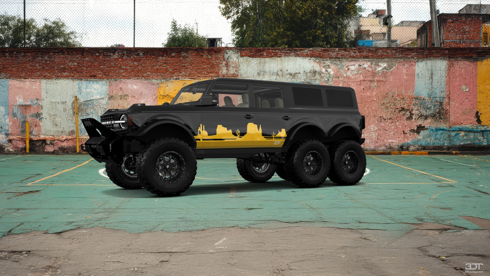 Ford Bronco 6X6 4 Door pickup truck 2021 Images
