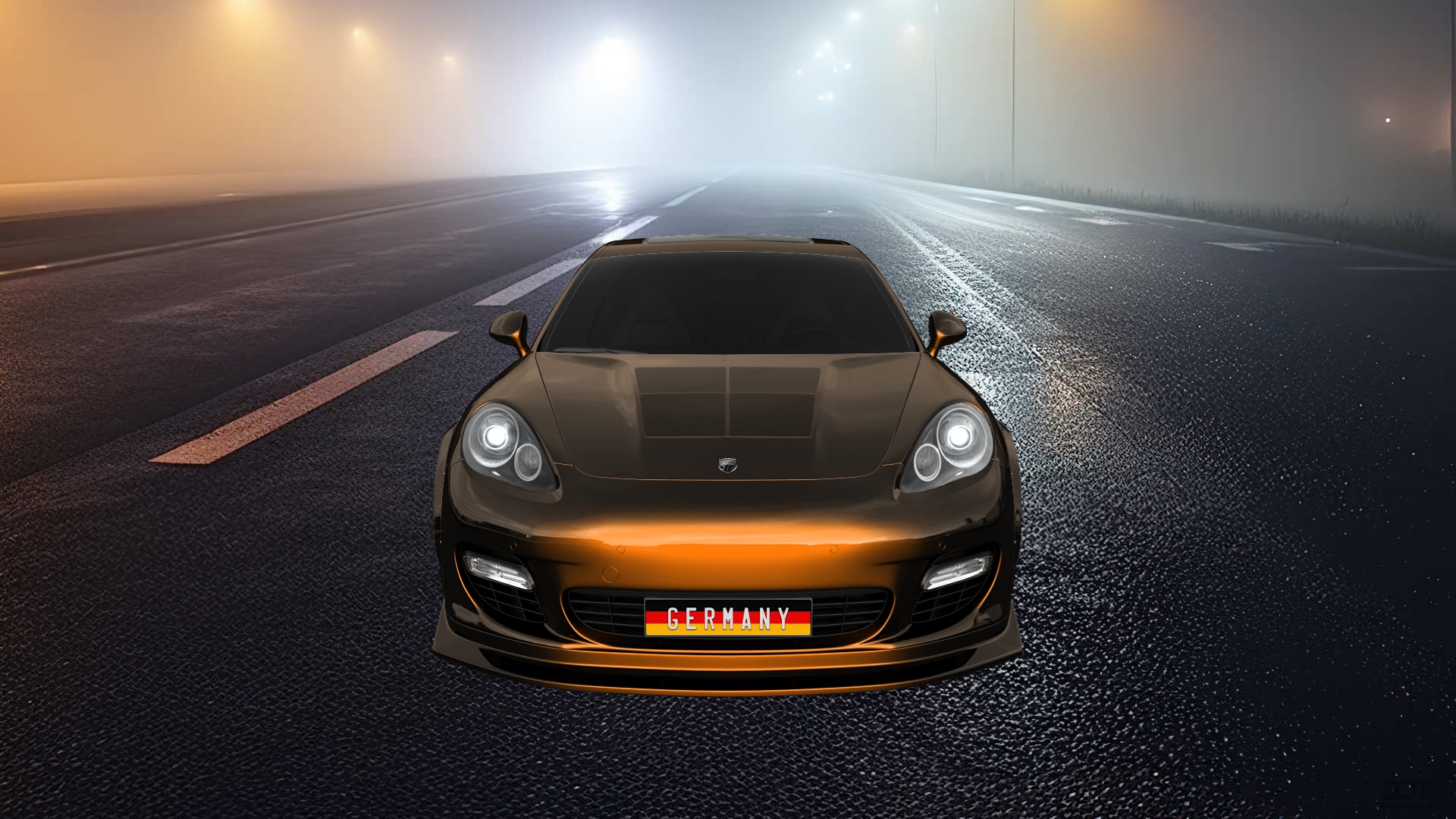 Porsche Panamera 4 door fastback saloon 2011 tuning