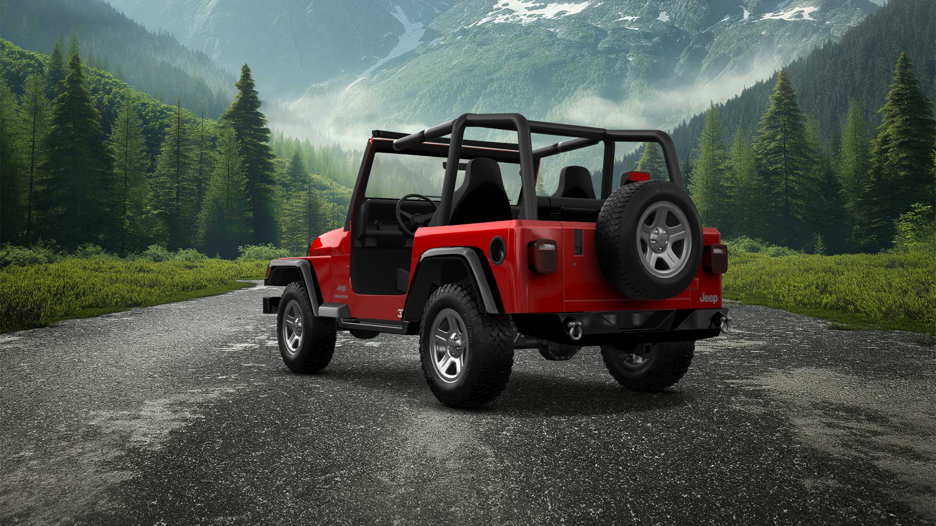Jeep Wrangler TJ 2 Door SUV 1997 tuning